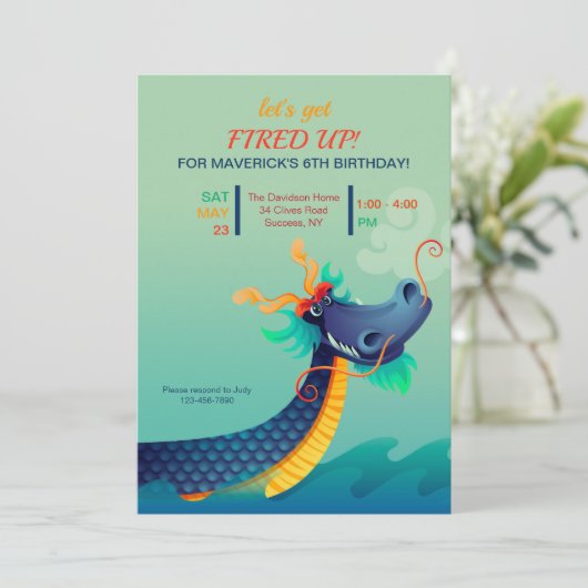 誕生日パーティーの招待状を出す 招待状 (スタンド正面)