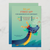 誕生日パーティーの招待状を出す 招待状 (正面/裏面)