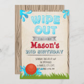 誕生日パーティーの招待状を消す 招待状 (正面/裏面)