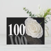 誕生日パーティーの招待状100歳 招待状 (スタンド正面)