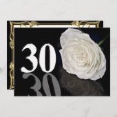 誕生日パーティーの招待状30歳 招待状 (正面/裏面)