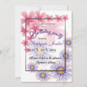 誕生日パーティーの招待状 招待状 (正面)