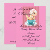 誕生日パーティーの招待状 招待状 (正面/裏面)