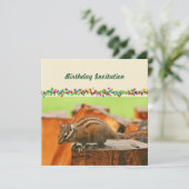 誕生日パーティーの招待状 招待状 (スタンド正面)