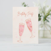 誕生日パーティーの招待状 招待状 (スタンド正面)