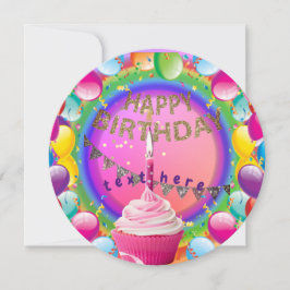 誕生日パーティーの招待状 招待状