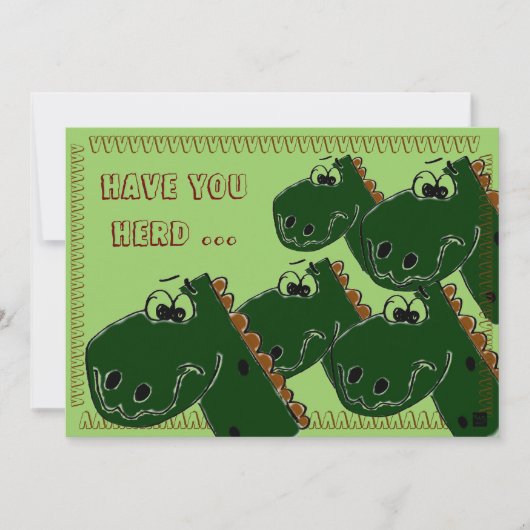 誕生日パーティーの招待状 招待状 (正面)