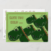 誕生日パーティーの招待状 招待状 (正面/裏面)