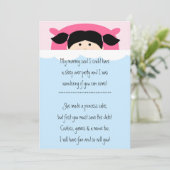 誕生日パーティーの招待状 招待状 (スタンド正面)