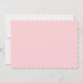 誕生日パーティーの招待状, 現代のプリンセスベル 招待状 (裏面)