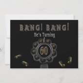 誕生日パーティーの招待状 – 60th - BANG! – ペーター 招待状 (正面)