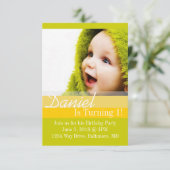 誕生日パーティーの招待状 | B-Day II |gryl 招待状 (スタンド正面)