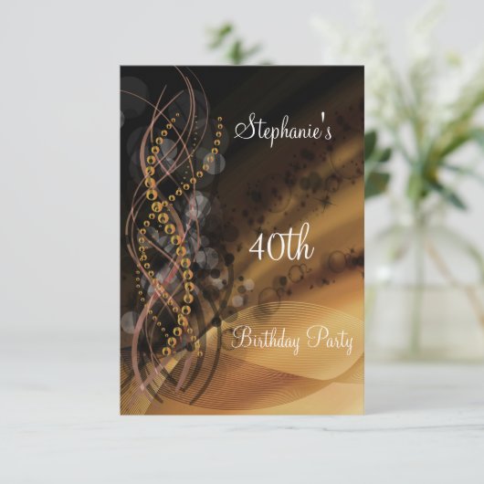 誕生日パーティーの招待誕生日 招待状 (スタンド正面)