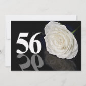 誕生日パーティーの招待56歳 招待状 (正面)