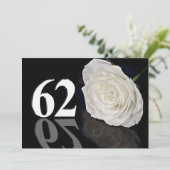 誕生日パーティーの招待62歳 招待状 (スタンド正面)