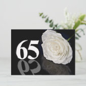 誕生日パーティーの招待65歳 招待状 (スタンド正面)