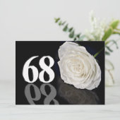 誕生日パーティーの招待68歳 招待状 (スタンド正面)