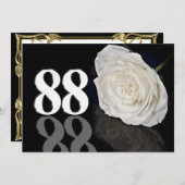 誕生日パーティーの招待88歳 招待状 (正面/裏面)