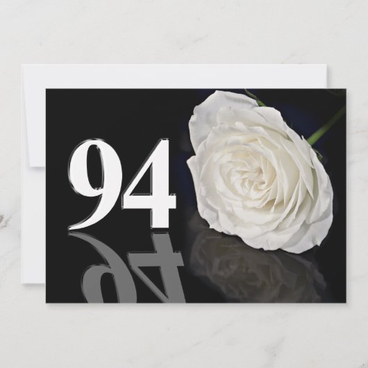 誕生日パーティーの招待94歳 招待状 (正面)