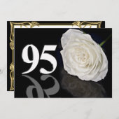 誕生日パーティーの招待95歳 招待状 (正面/裏面)