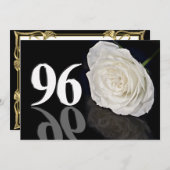 誕生日パーティーの招待96歳 招待状 (正面/裏面)