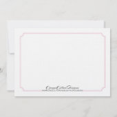 誕生日パーティーの招待-お茶 招待状 (裏面)