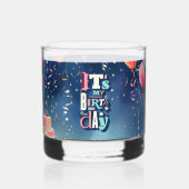 誕生日パーティーの招待 ウイスキーグラス (裏面)