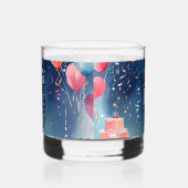 誕生日パーティーの招待 ウイスキーグラス (左)