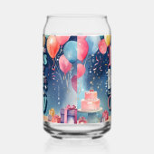 誕生日パーティーの招待 ガラス缶 (左)