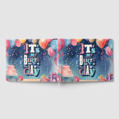 誕生日パーティーの招待 ゲストブック (全面)