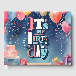 誕生日パーティーの招待 ゲストブック