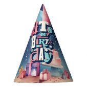 誕生日パーティーの招待 パーティーハット (正面)