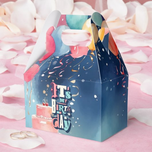 誕生日パーティーの招待 フェイバーボックス (ウェディング)