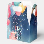 誕生日パーティーの招待 フェイバーボックス (オープン)