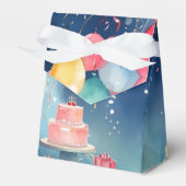 誕生日パーティーの招待 フェイバーボックス (正面サイド)