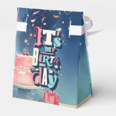 誕生日パーティーの招待 フェイバーボックス (裏面サイド)