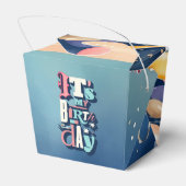 誕生日パーティーの招待 フェイバーボックス (裏面サイド)