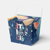 誕生日パーティーの招待 フェイバーボックス (正面サイド)