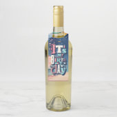 誕生日パーティーの招待 ボトルネックタグ (ボトル)