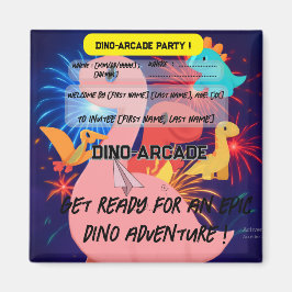 誕生日パーティーの招待 – マグネット