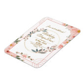 誕生日パーティーの招待 マグネット (左側)