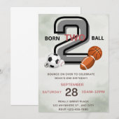 誕生日パーティーの招待 招待状 (正面/裏面)