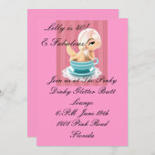 誕生日パーティーの招待 招待状 (正面/裏面)