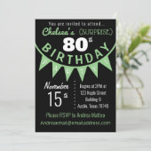 誕生日パーティーの招待 招待状 (スタンド正面)