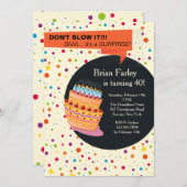 誕生日パーティーの招待 招待状 (正面/裏面)