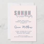 誕生日パーティーの招待 招待状 (正面)