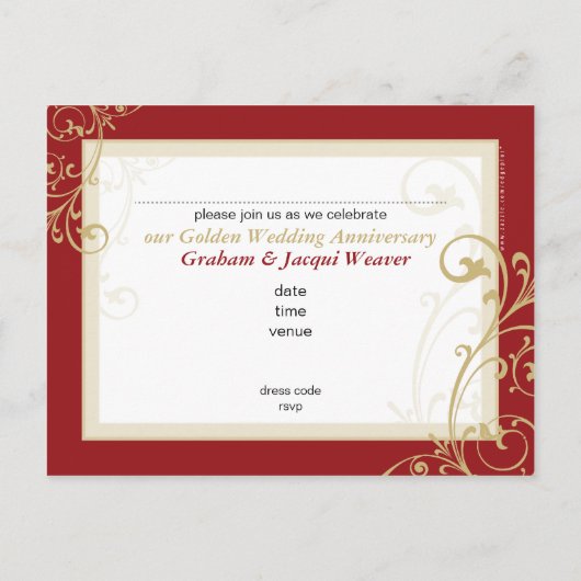 誕生日パーティーの招待::素晴らしい3 インビテーションポストカード (裏面)