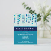 誕生日パーティーの招待:: discotek 3 インビテーションポストカード (スタンド正面)