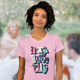 誕生日パーティーの招待 Tシャツ