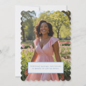 誕生日パーティーの招待Any Age Hand Drawn Maroon 招待状 (裏面)